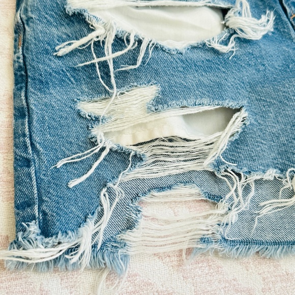 American Eagle  |  Highest Rise '90's Boyfriend Short bright vintage  sz 00 - Picture 5 of 11